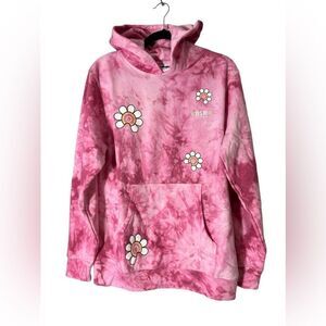 NWOT BSR Samii Ryan X DK's Donuts Designer Collab hoodie pink tie dye size small